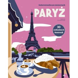 Paryż. Kolorowanka po numerach