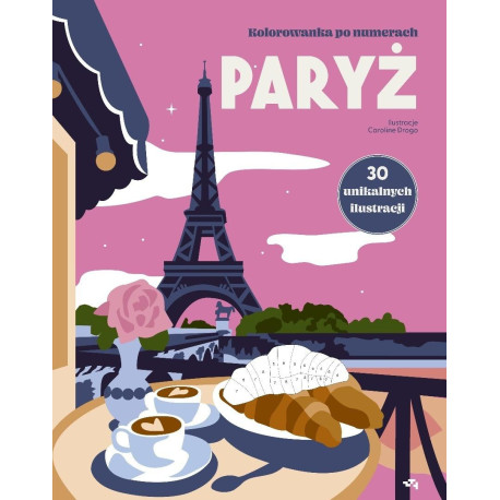 Paryż. Kolorowanka po numerach
