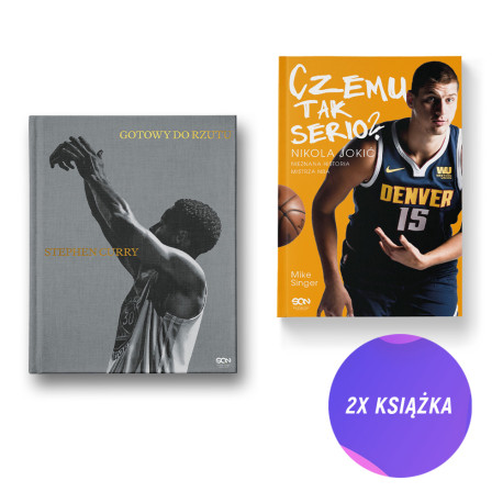  Stephen Curry. Gotowy do rzutu + Czemu tak serio? Nikola Jokić (2x książka)