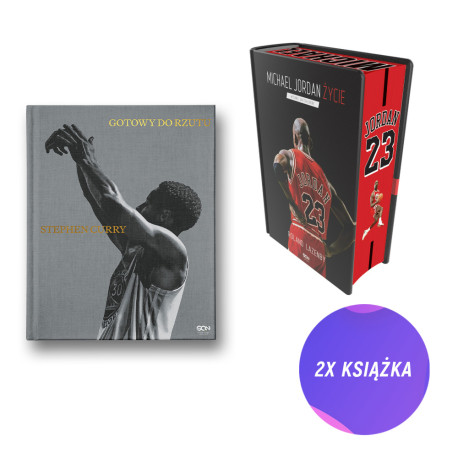  Stephen Curry. Gotowy do rzutu + Michael Jordan - barwione brzegi (2x książka)