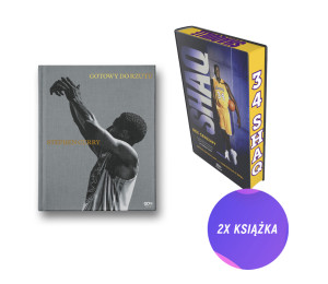 Stephen Curry. Gotowy do rzutu + Shaq. Bez cenzury - barwione brzegi (2x książka + zakładka)