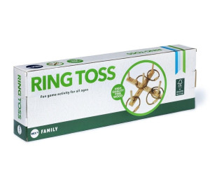 Gra plenerowa Ring toss family Drewno