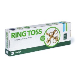 Gra plenerowa Ring toss family Drewno