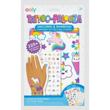 Tatuaże Zmywalne + Naklejki na Paznokcie