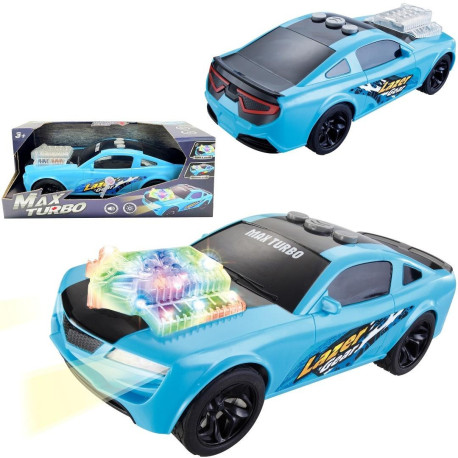 Auto z napędem, światłem i dźwiękiem