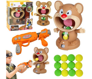 Interaktywna strzelnica Chomik Łakomczuch