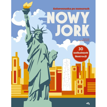 Nowy Jork. Kolorowanka po numerach