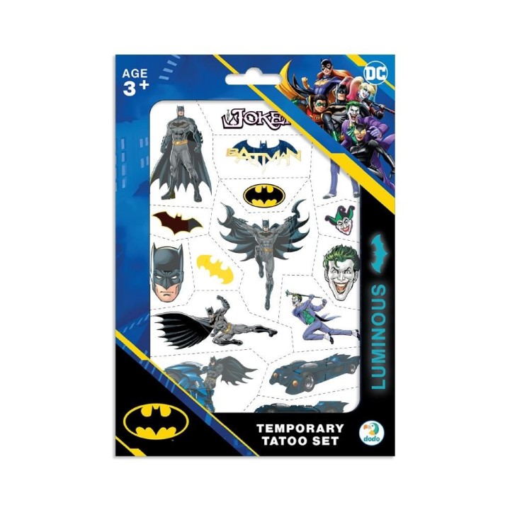 Zestaw tatuaży Batman. Bohaterowie Gotham City