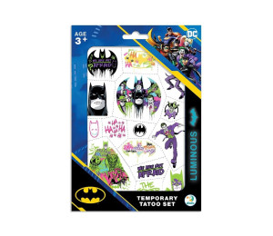 Zestaw zmywalnych tatuaży Zespół Batmana