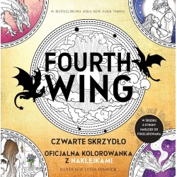 Fourth Wing Czwarte Skrzydło Oficjalna kolorowanka