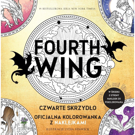 Fourth Wing Czwarte Skrzydło Oficjalna kolorowanka