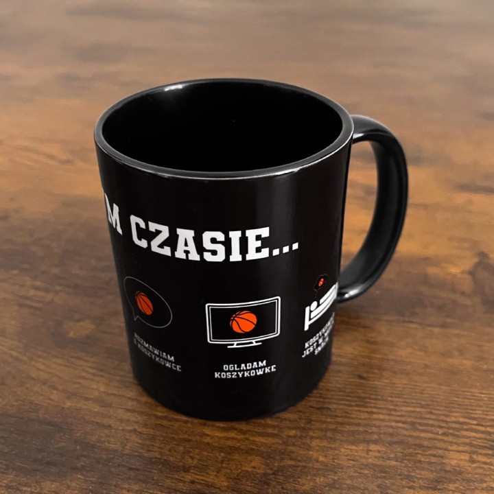 Kubek koszykarski  (330 ml) W wolnym czasie koszykówka