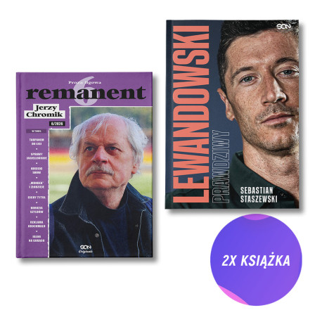  SQN Originals: Remanent 6. Proza ligowa + Lewandowski. Prawdziwy (2x książka)