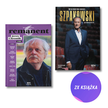  SQN Originals: Remanent 6. Proza ligowa + Wita państwa Dariusz Szpakowski MK (2x książka)