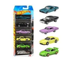 Hot Wheels Fast & Furious Szybcy i wściekli 5szt