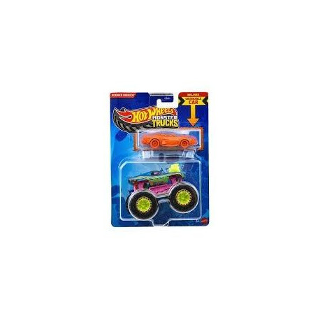 Hot Wheels Monster Trucks Pojazd 1:64 + Autko