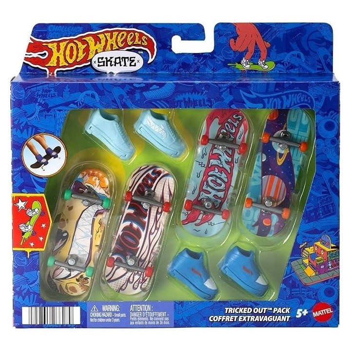 Hot Wheels Skate Deskorolka 4-pak + buty