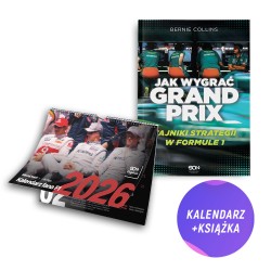 Jak wygrać Grand Prix (książka + kubek F1 granatowy tabela) Tajniki strategii w F1