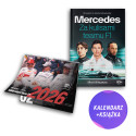 (autograf kalendarz) (wysyłka ok. 19.12) Mercedes. Za kulisami teamu F1 (książka + kalendarz F1 2026)