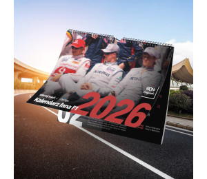 (autograf) Kalendarz F1 2026 Mikołaj Sokół SQN Originals