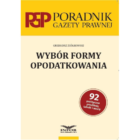 Wybór formy opodatkowania