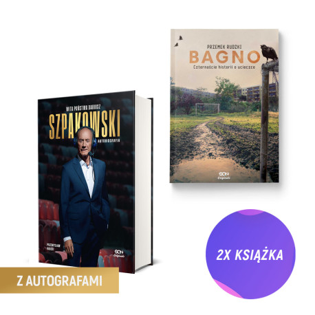  Wita państwa Dariusz Szpakowski (twarda oprawa) + Bagno (2x książka)