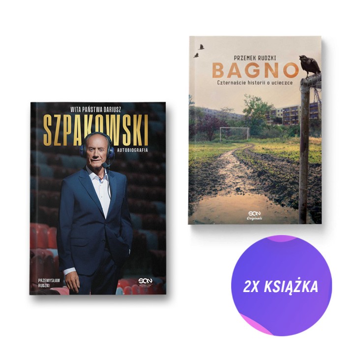 Wita państwa Dariusz Szpakowski (miękka oprawa) + Równo z trawą (2x książka)