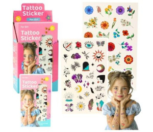 Tatuaże zmywalne dla dzieci 60wzorów
