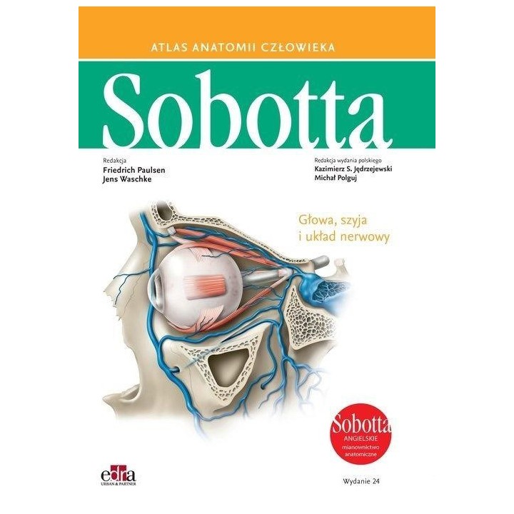Atlas anatomii człowieka Sobotta ang. T.3