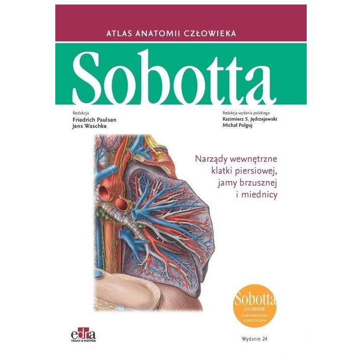 Atlas anatomii człowieka Sobotta łacin. T.2