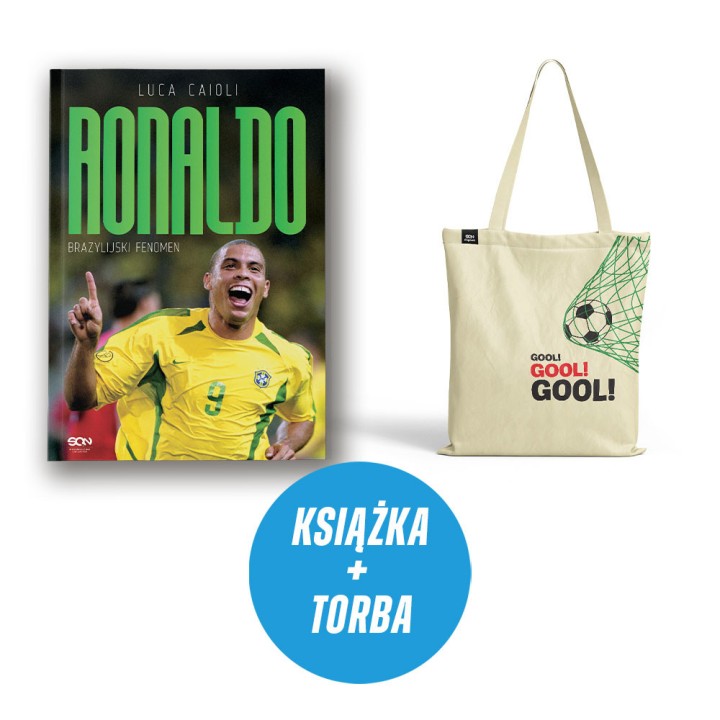 Ronaldo. Brazylijski Fenomen (książka + torba bawełniana Gool!)