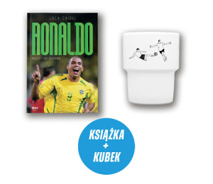 Ronaldo. Brazylijski Fenomen (książka + kubek retro piłkarski bez ucha)