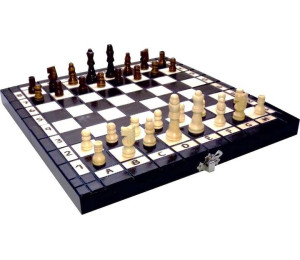 Szachy drewniane ABINO
