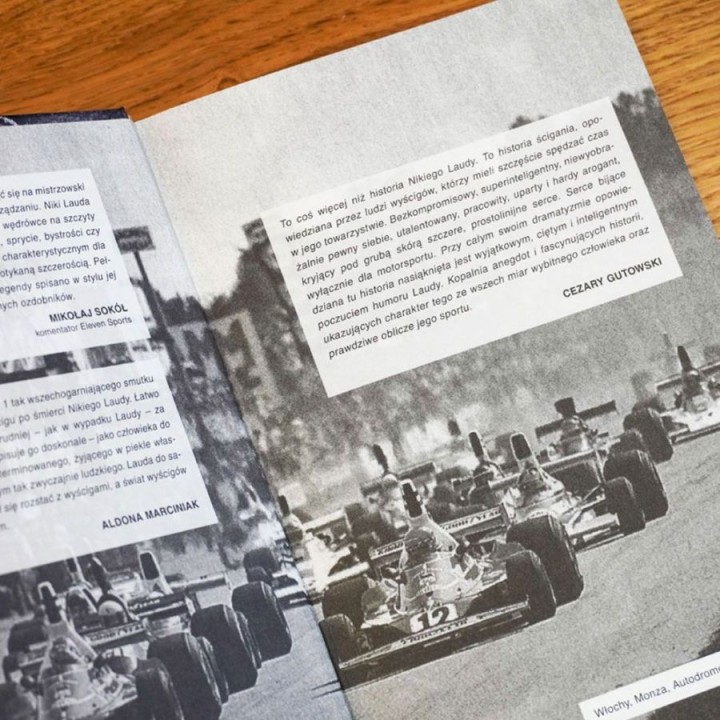 Zdjęcie okładki Niki Lauda. Naznaczony w księgarni sportowej Labotiga
