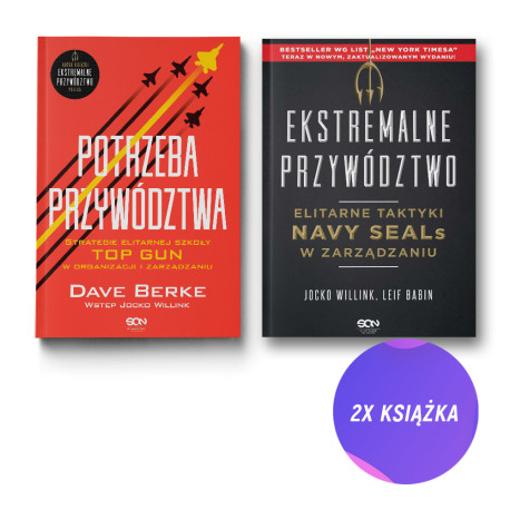  Potrzeba przywództwa + Ekstremalne przywództwo (2x książka)
