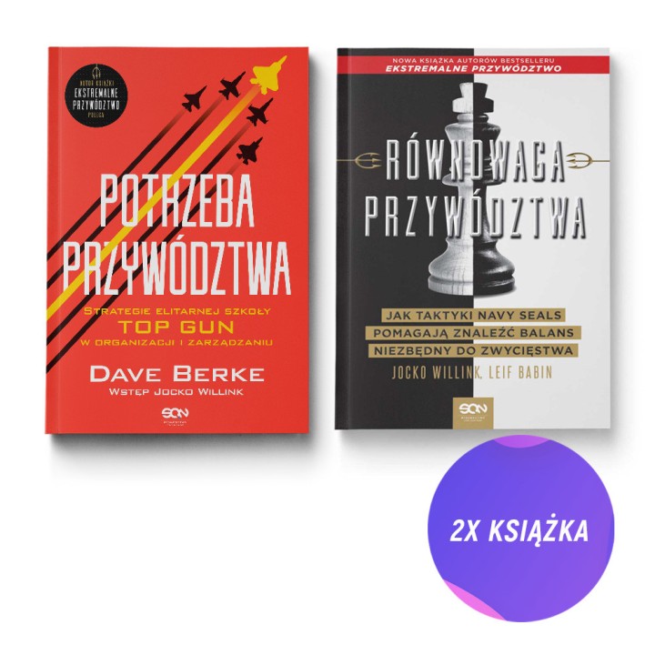 Potrzeba przywództwa + Równowaga przywództwa (2x książka)