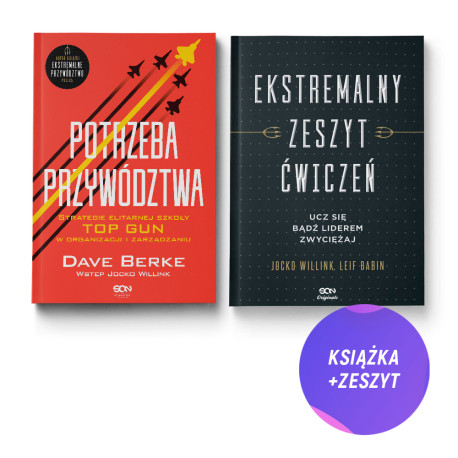 Potrzeba przywództwa + Ekstremalny zeszyt ćwiczeń (2x książka)