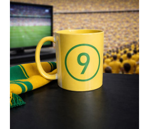 Kubek piłkarski (330 ml) numer 9 piłka nożna Brazylia