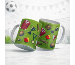 SQN Originals: Kubek piłkarski (330 ml) retro wzory piłka nożna