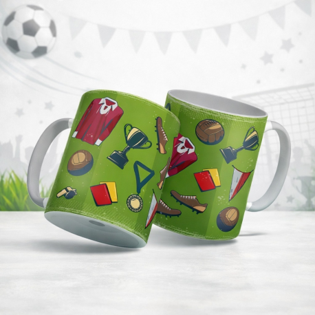 SQN Originals: Kubek piłkarski (330 ml) retro wzory piłka nożna