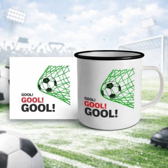 Kubek piłkarski (300 ml) piłka nożna Gool!