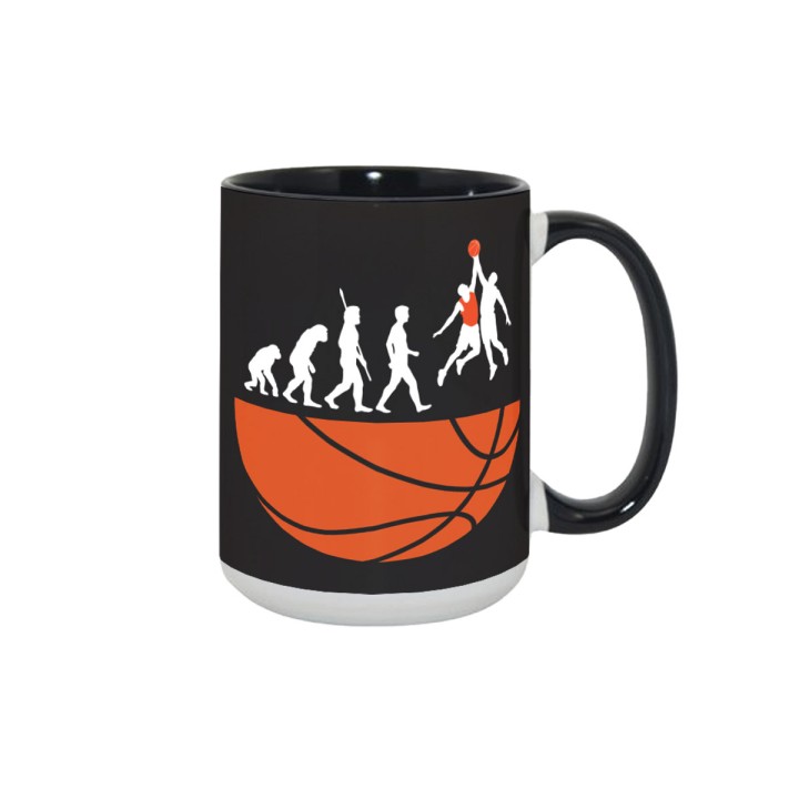 Kubek duży koszykarski (450 ml) dla fana NBA Basketball ewolucja koszykówka