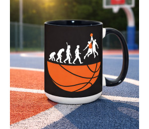 Kubek duży koszykarski (450 ml) dla fana NBA Basketball ewolucja koszykówka