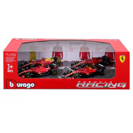 Ferrari Racing 4 Pack Without Helmet And Stand