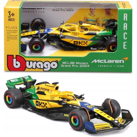 Mclaren F1 MCL38 Monaco GP Senna Livery