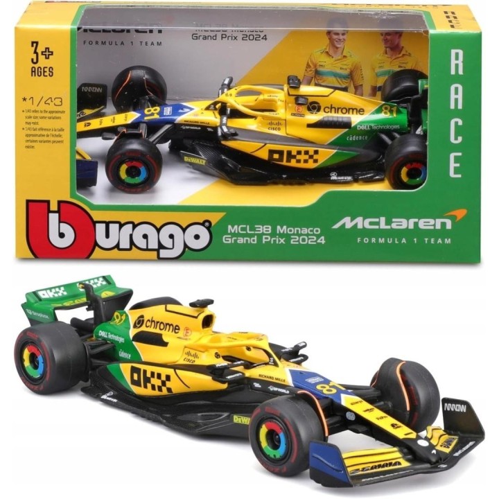 Mclaren F1 MCL38 Monaco GP Senna Livery