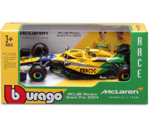 Mclaren F1 MCL38 Monaco GP 2024 Senna Livery