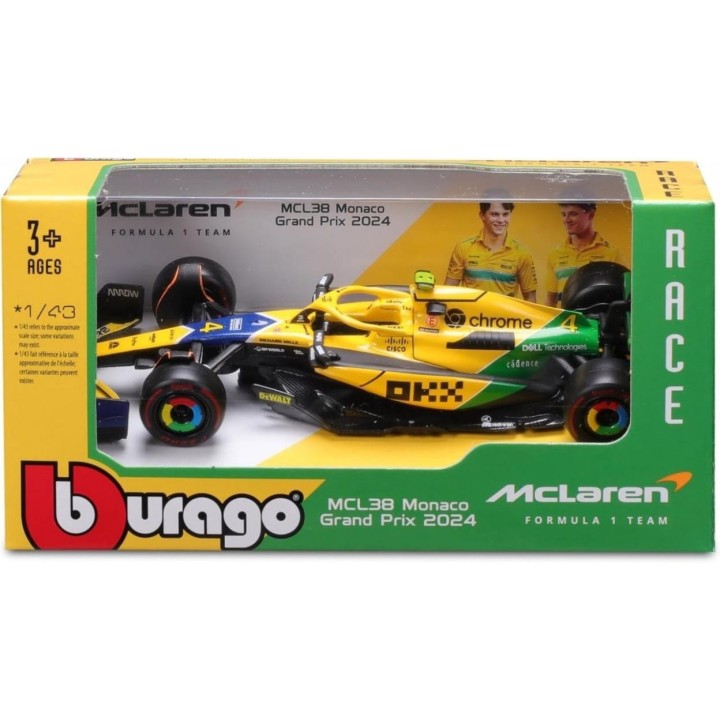 Mclaren F1 MCL38 Monaco GP 2024 Senna Livery
