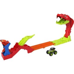 Hot Wheels Monster Trucks Mega skok Nokaut węża