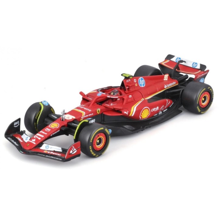 Ferrari SF-24 With Helmet 2024 Imola Italy